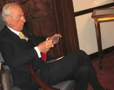 On Gay Talese with Naomi Wolf and Taki Theodoracopulos in Blind: "A great New York party has always an eclectic mix."